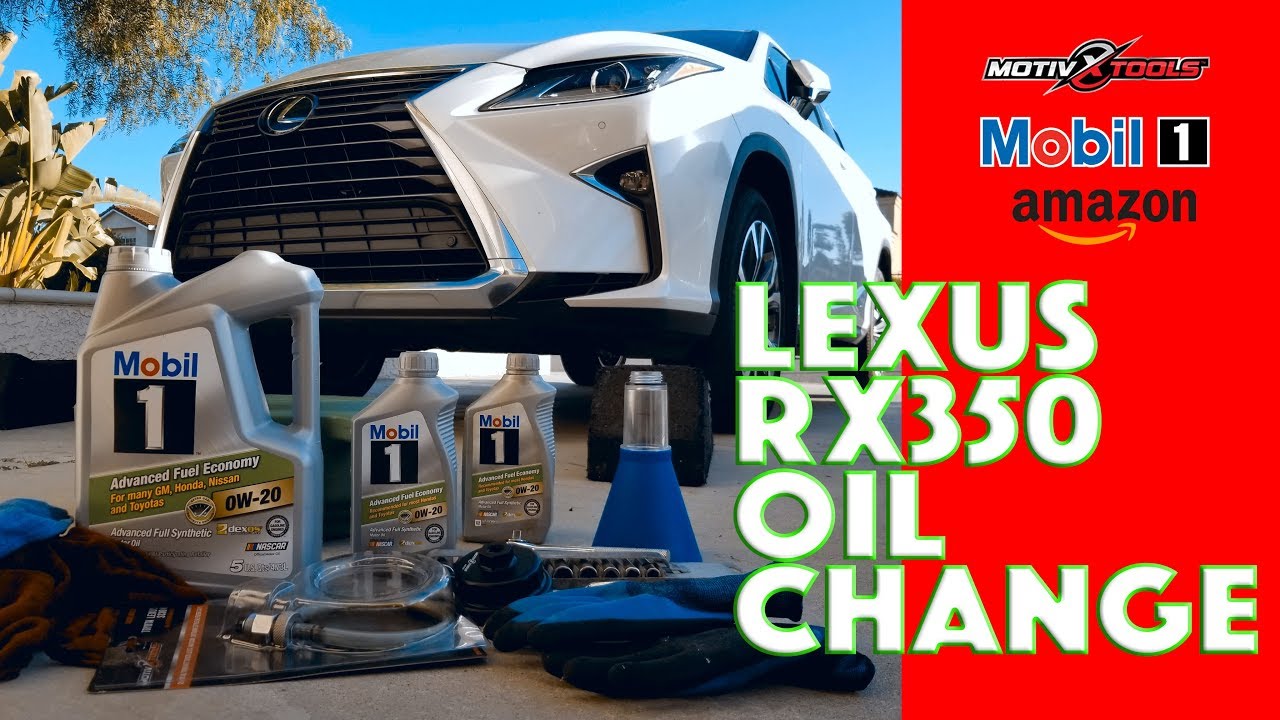2017 2019 Lexus Rx350 Oil Change