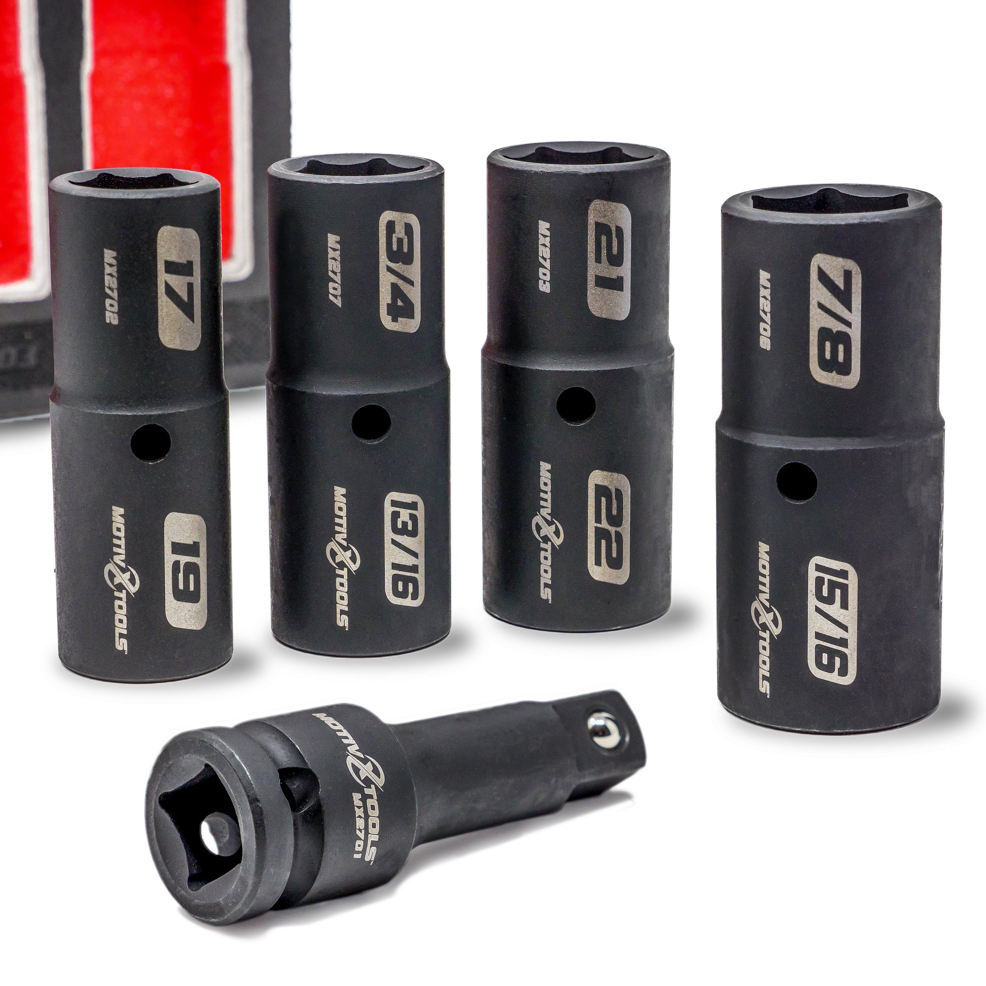 5pc Wheel Flip Impact Socket Set