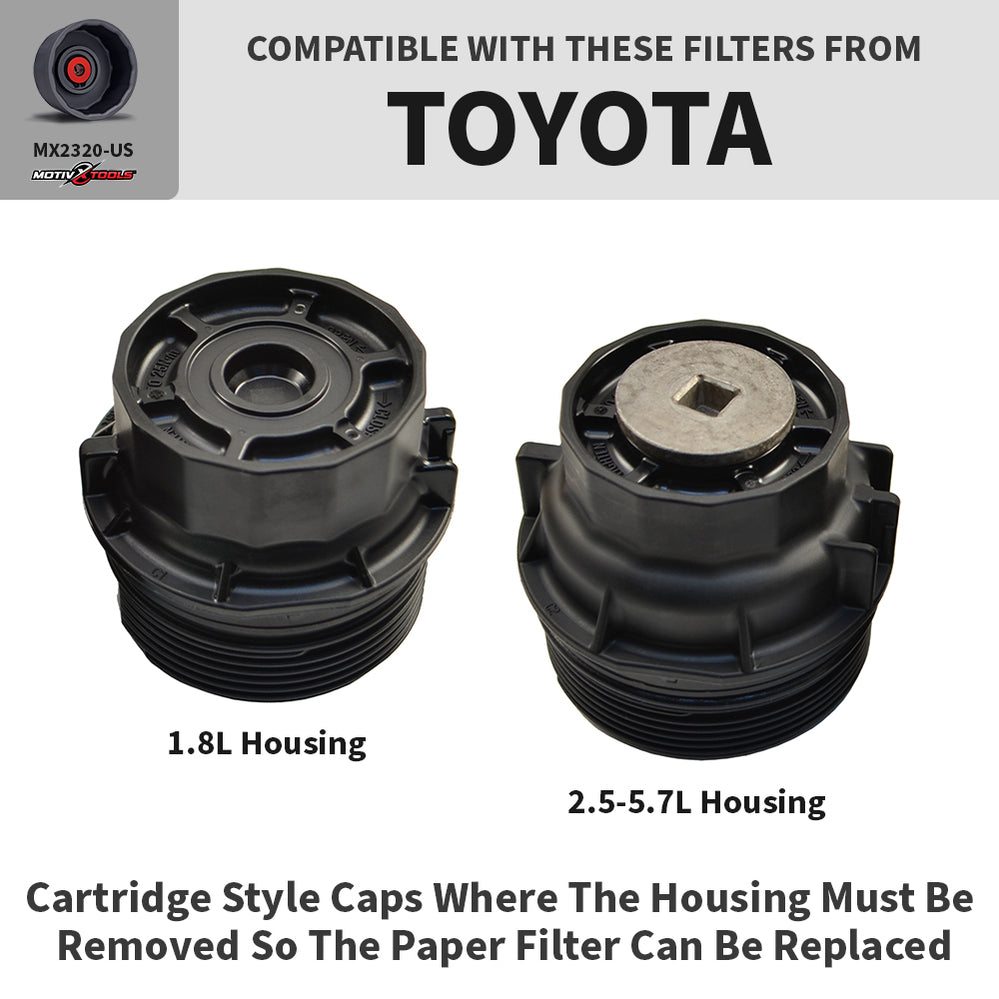 CTA Tools 1726 Oil Filter Wrench - Perfect Fit For Toyota, Lexus, And Scion Vehicles