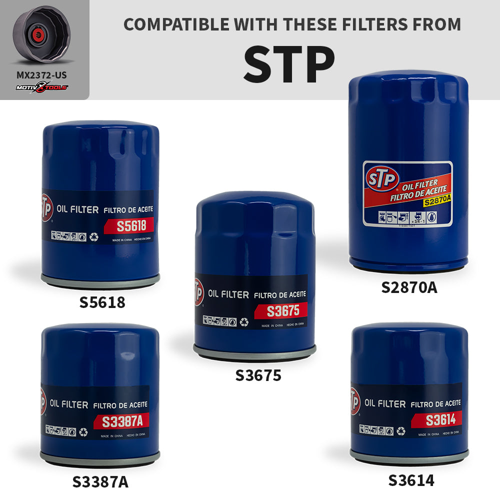 MX2372 Toyota Spin On Combo Oil Filter Wrench - Motivx Tools